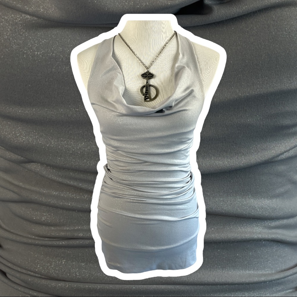 Y2K Halter Top Mini Dress